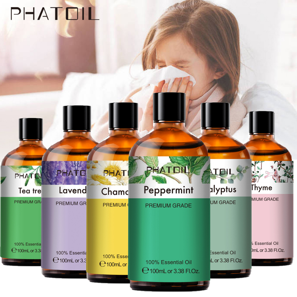 Phatoil 100ml Vanilla Essential Oils Diffuser Humidifier Spa