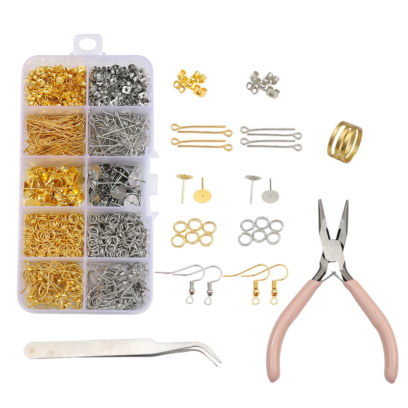 1060pcs Jewelry Making Starter Kit Earrings Necklace Findings DIY