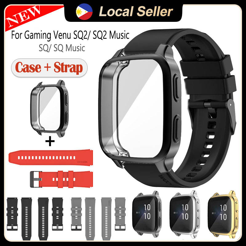 Protection Case For Garmin Venu SQ 2 SQ2 Smart Watch Plating TPU Soft Cover  Full Screen