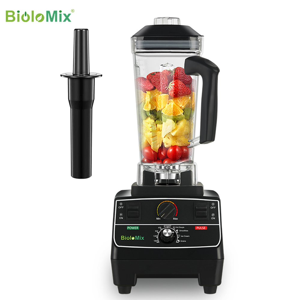 BioloMix 3-in-1 Multifunctional Food Processor 700W Portable Juicer Blender  Personal Smoothie Mixer Food Chopper and Dry Grinder