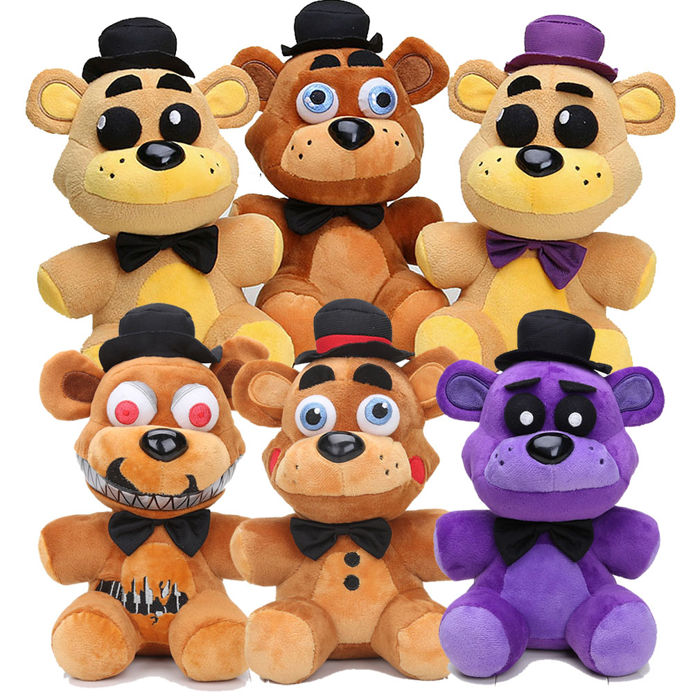 10pcs Anime Figures FNAF stickers Freddy Fazbear Bear stickers