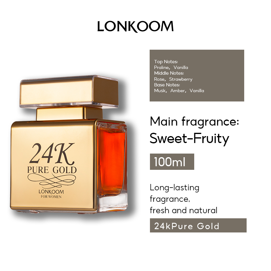 LONKOOM Perfume Oriental Vanilla Notes Eau De Parfum 100ml-GREEN