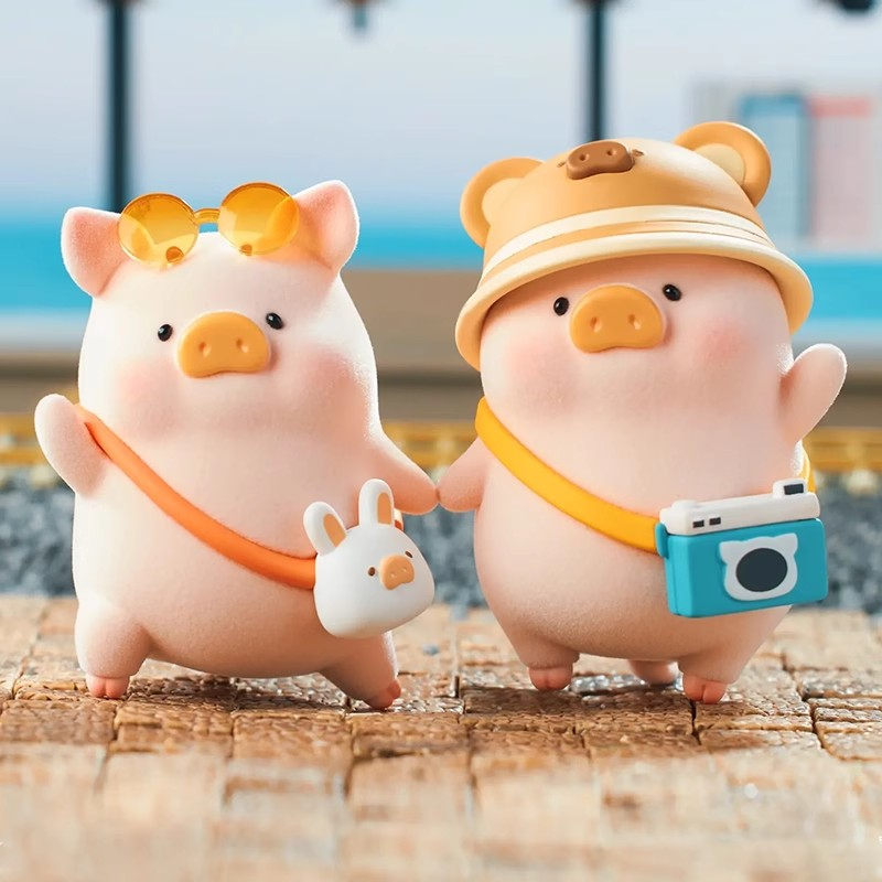 LuLu The Piggy Travel Series Blind Box Toys Kawaii Dolls Cute