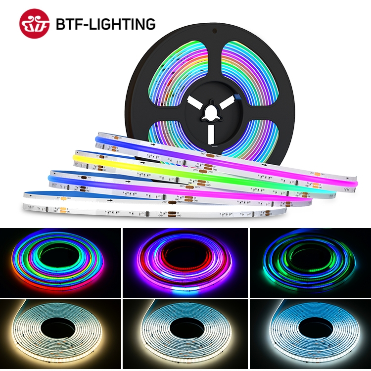 FCOB LED Strip Light IP67 528 640 LEDs High Density FOB RA90