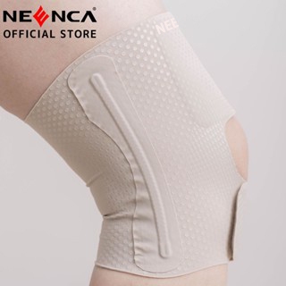 Knee Brace Support Compression Sleeve with Side Stabilizers and