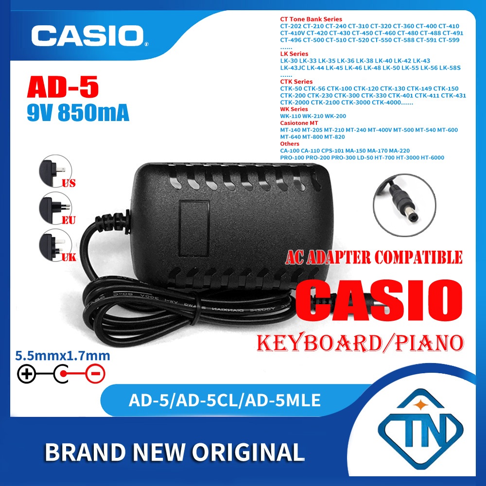 Casio ca discount 110 power supply