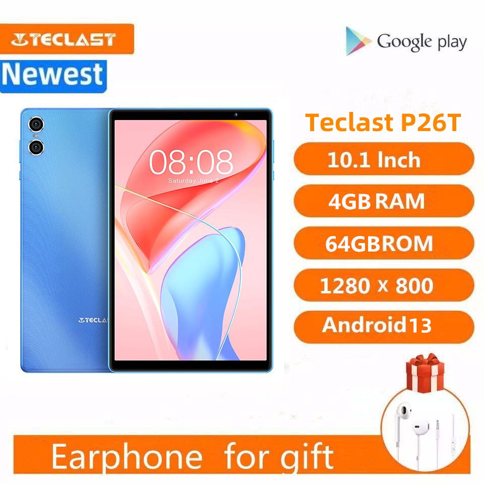 Teclast T60 Tablet 12'' 2K Screen 8GB RAM 256GB ROM Unisoc T616 Octa Core  Android13 Widevine L1 20MP Camera 4G LTE Call Tablets