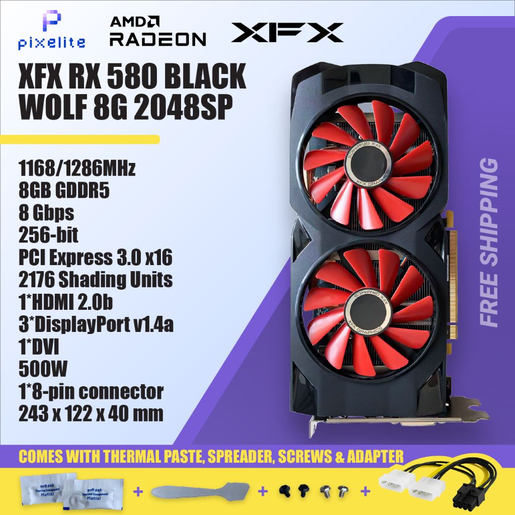 Amd xfx rx hot sale 580 8gb