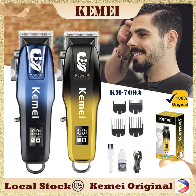 Kemei 2299 Barber Cordless Hair Trimmer 0mm Zero Gapped Carving Clipper  Detailer Professional Electric Finish Cutting Machine - AliExpress