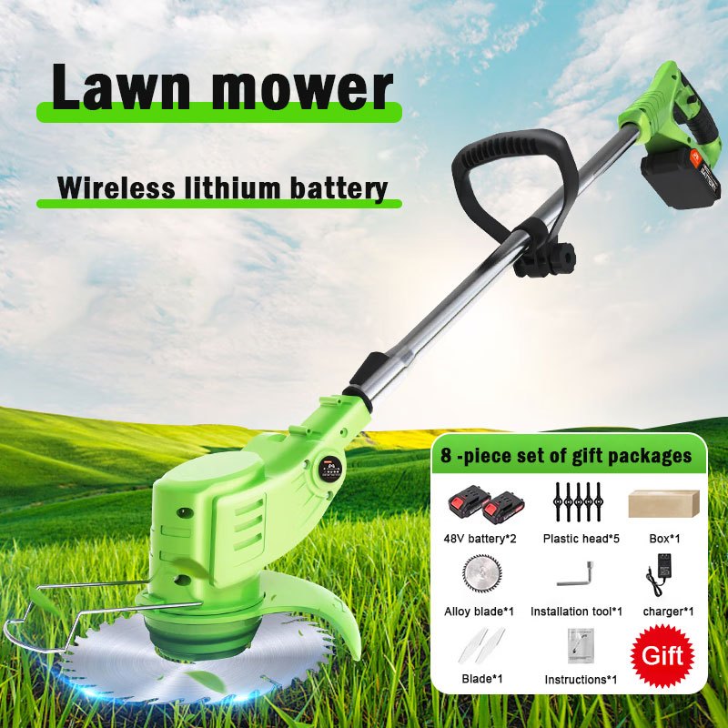 BOSCH 488 Powerful Electric Cordless Grass Cutter Rechargeable Lithium Battery Grass Trimmer Shopee Philippines