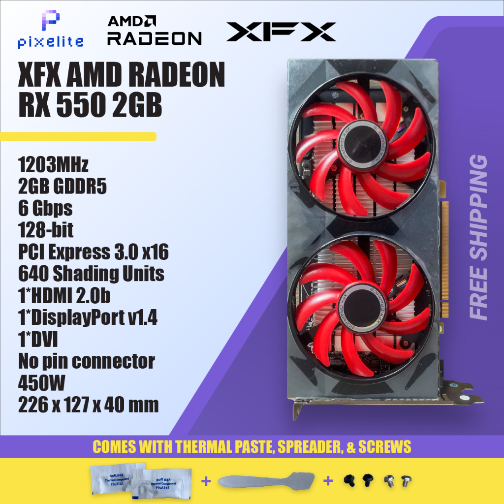 Rx 550 sale test