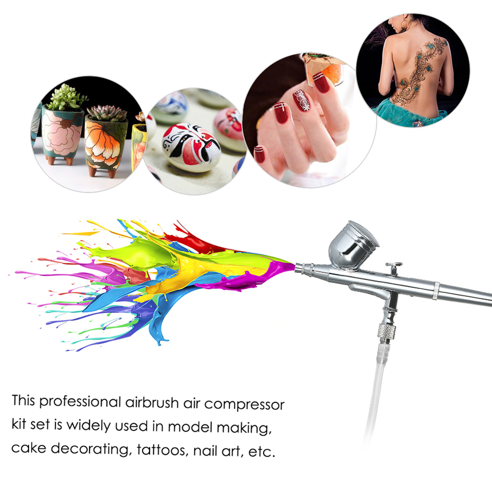 Professional Hot Sale Airbrush Accessories Air Brush Cleaning Repair Tool  Kit Airbrushes Needle Brush Set Spray