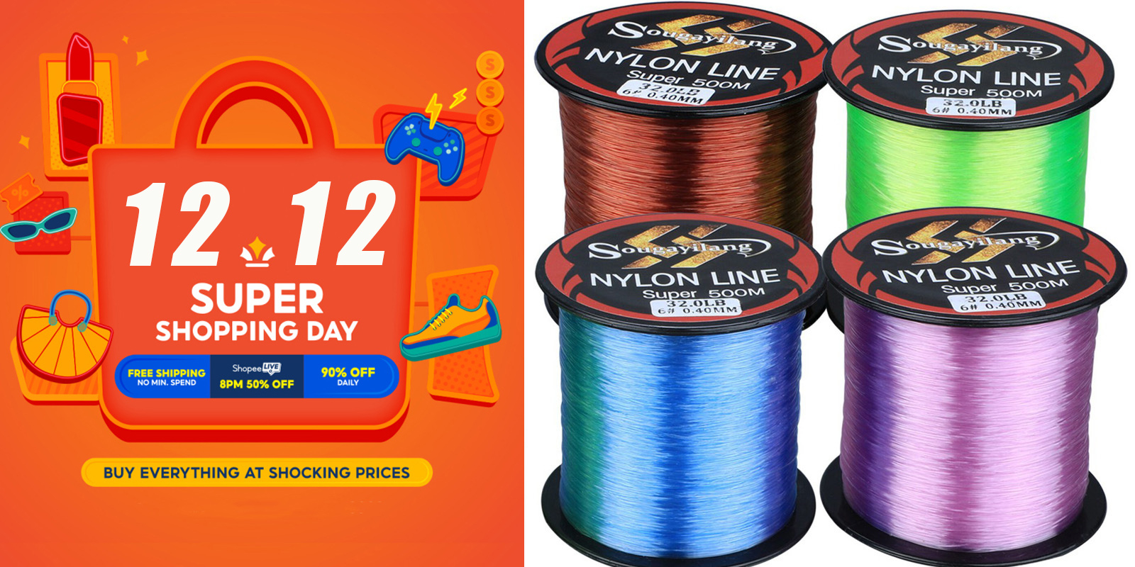 Shop nylon fishing line for Sale on Shopee Philippines