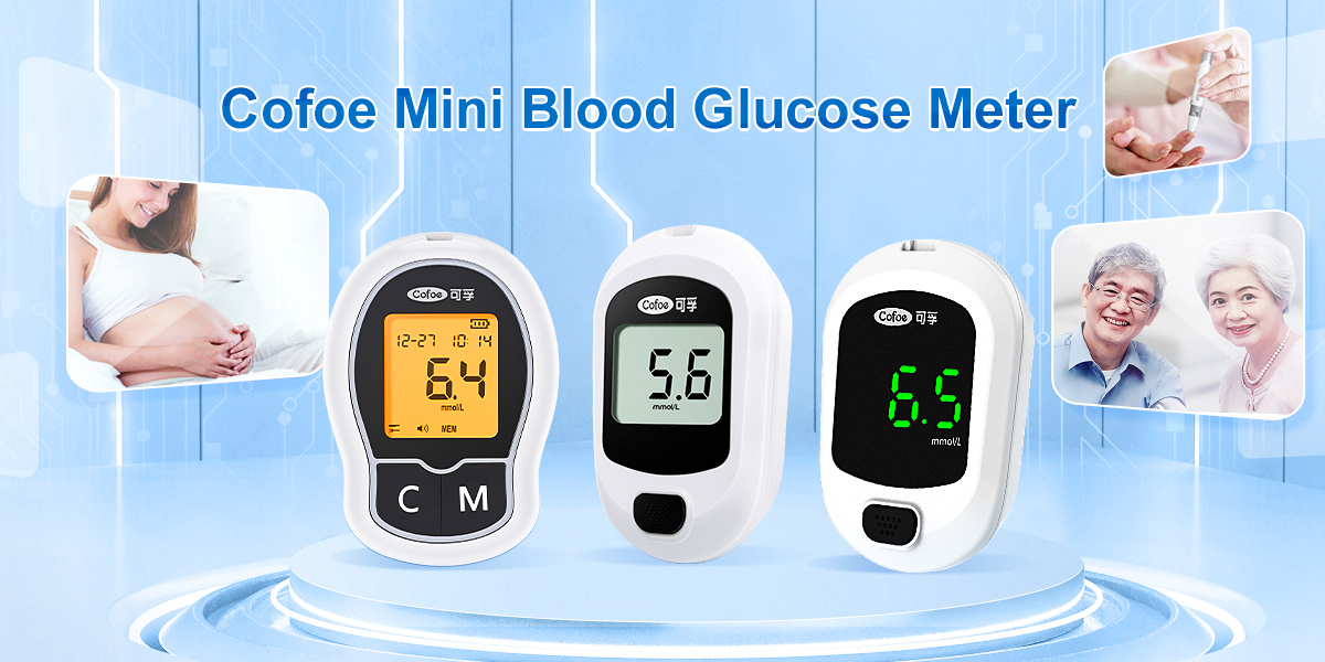 Cofoe 3 in 1 Cholesterol Uric Acid Blood Glucose household meter