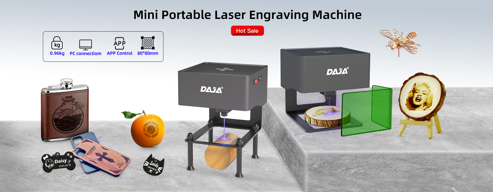 Mini Cylindrical Engraving Machine 15W Desktop Laser Engraver Christmas  Gift DIY 