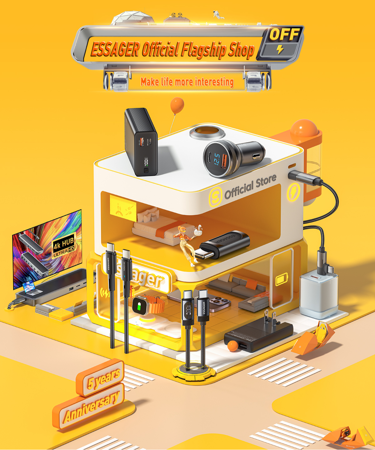 Essager Official Flagship Shop, Online Shop | Shopee Philippines