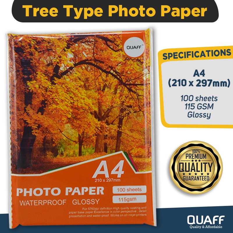 Quaff Glossy Photo Paper