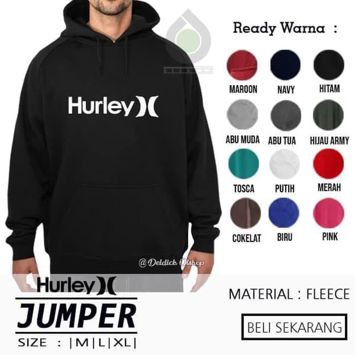 Hurley hooded jacket best sale