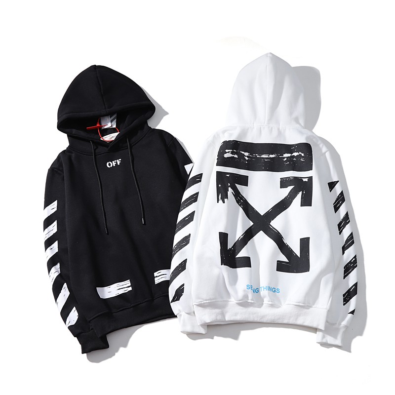 Off white jacket clearance hoodie