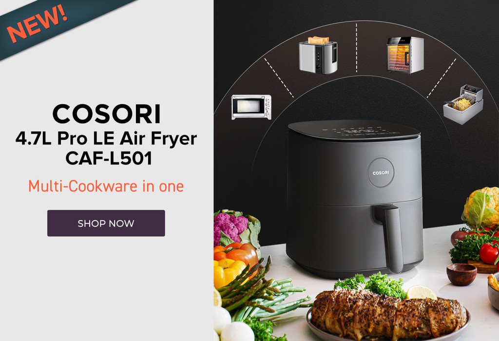 COSORI Smart WiFi Air Fryer, 4.7L