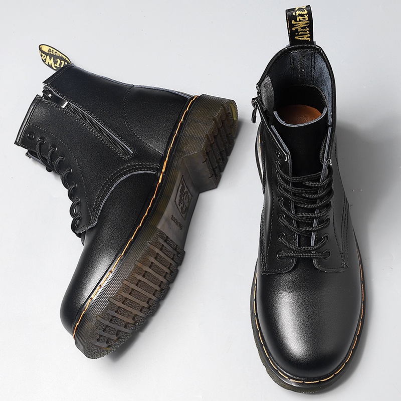 Dr martens boots shop with side zip