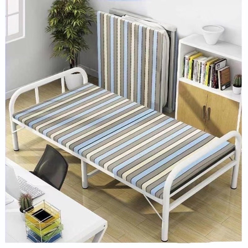 Single folding store bed frame only