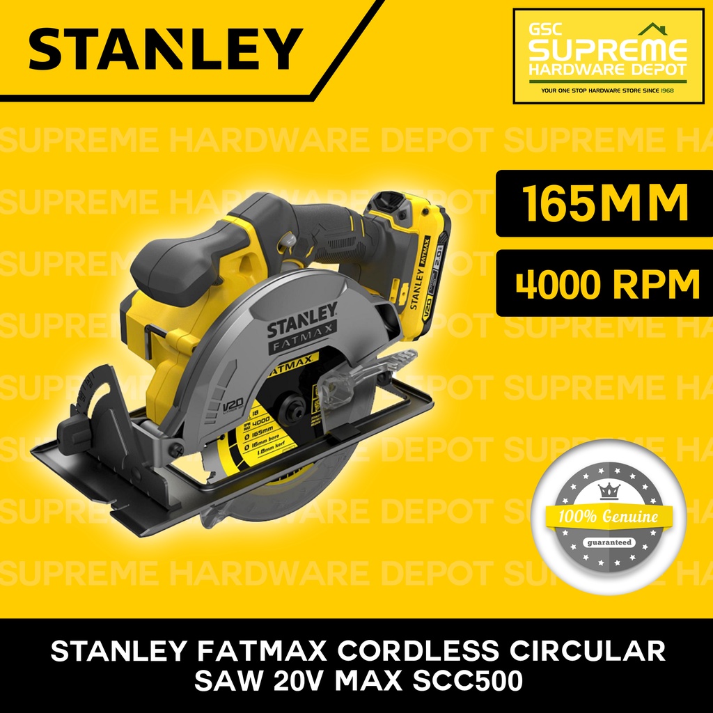 Stanley cordless best sale circular saw