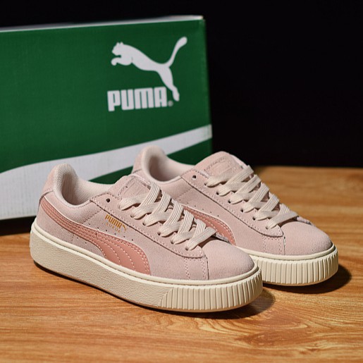 Puma suede hot sale platform shoes