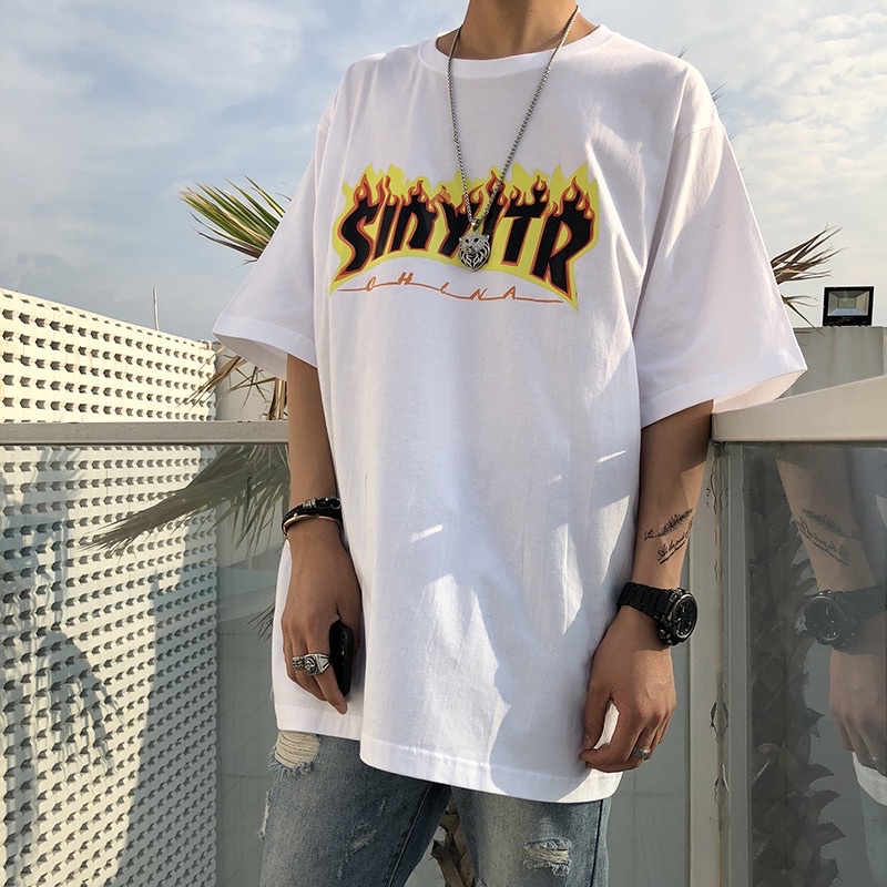 Oversized thrasher shop t shirt dress