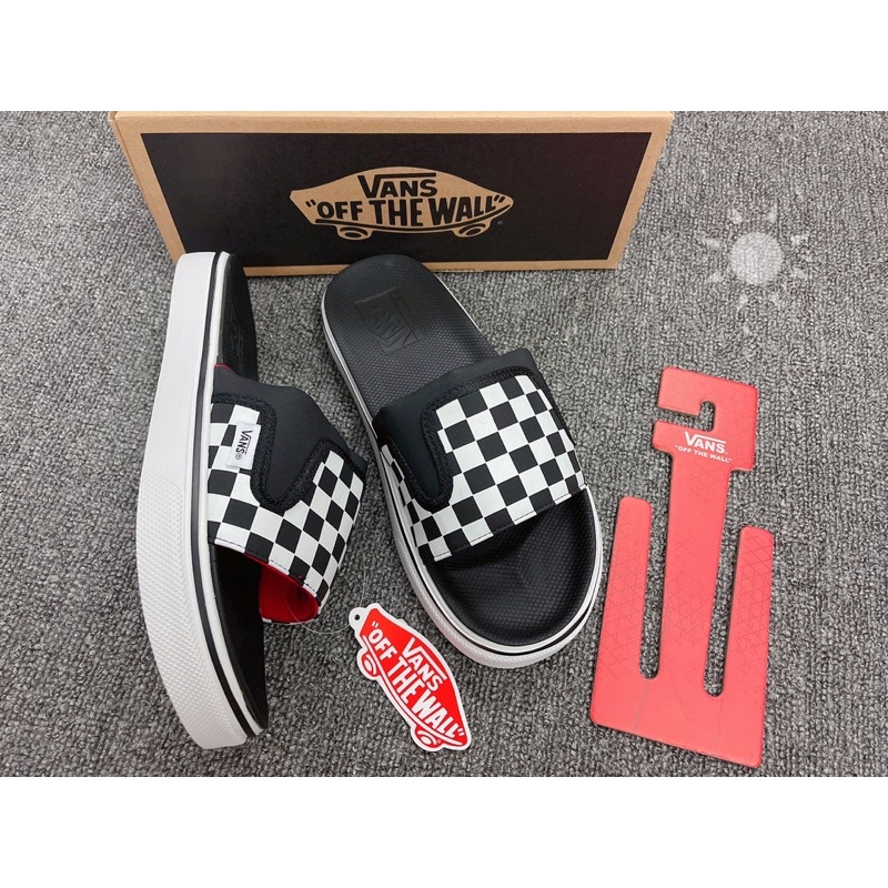 Checkered hotsell slide vans