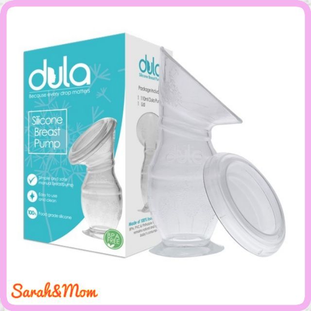 Dula Silicone Breastpump with Lid / Milk letdown catcher