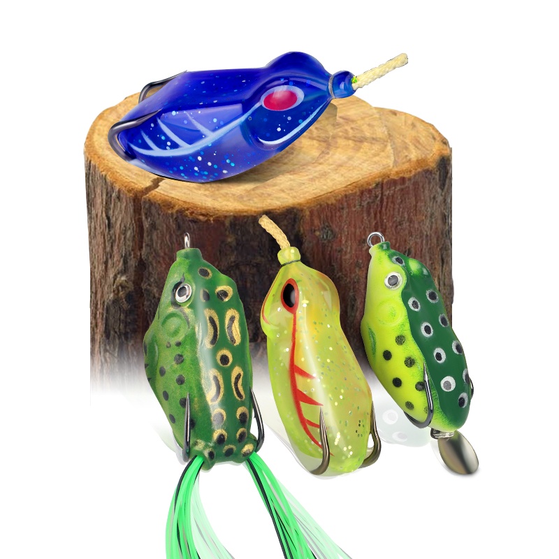 RIKIMARU 5g 8g 12g Spoon Frogs and Poison Dart Frog Fishing Lure Artifical  Lures