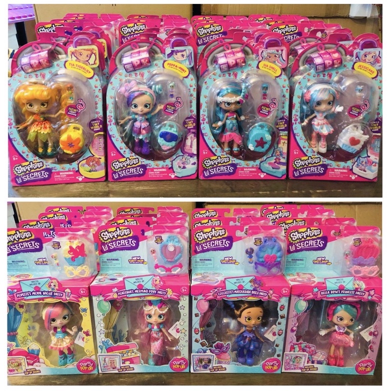 Shopkins lil secrets shoppies hot sale dolls