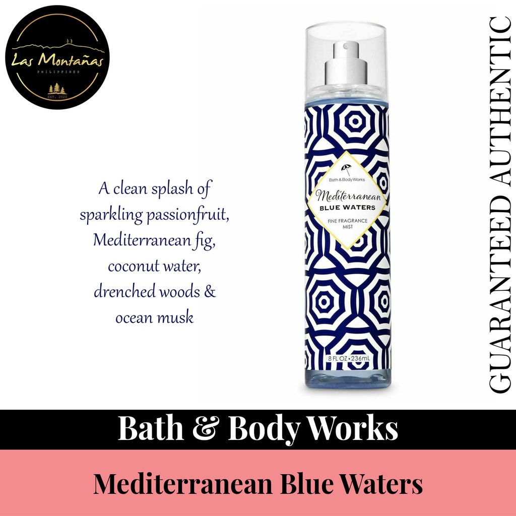 Mediterranean blue waters online bath and body works