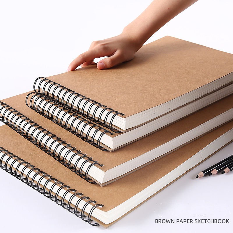 Professional sketchbook Thick paper 160 GSM Spiral notebook Art school  supplies Pencil notepad