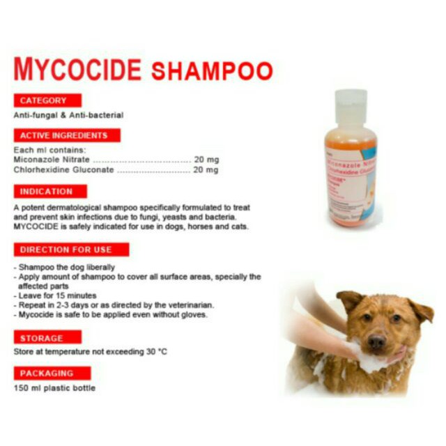 Mycocide shampoo hot sale for dogs