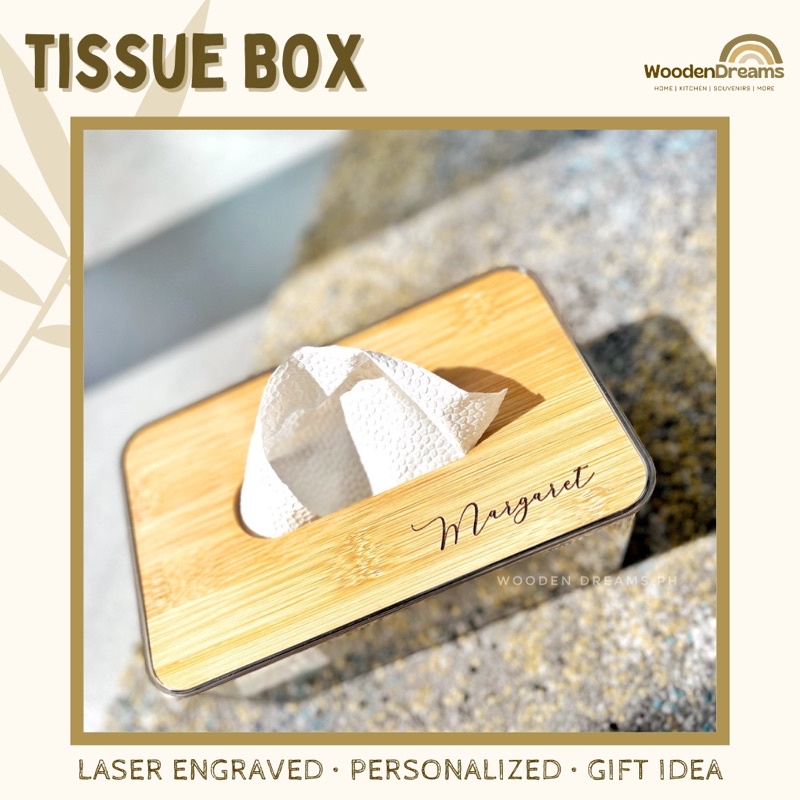 Personalized tissue shop holder