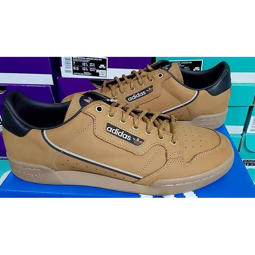 CLEARANCE Adidas Continental 80 Brown Gum Shopee Philippines