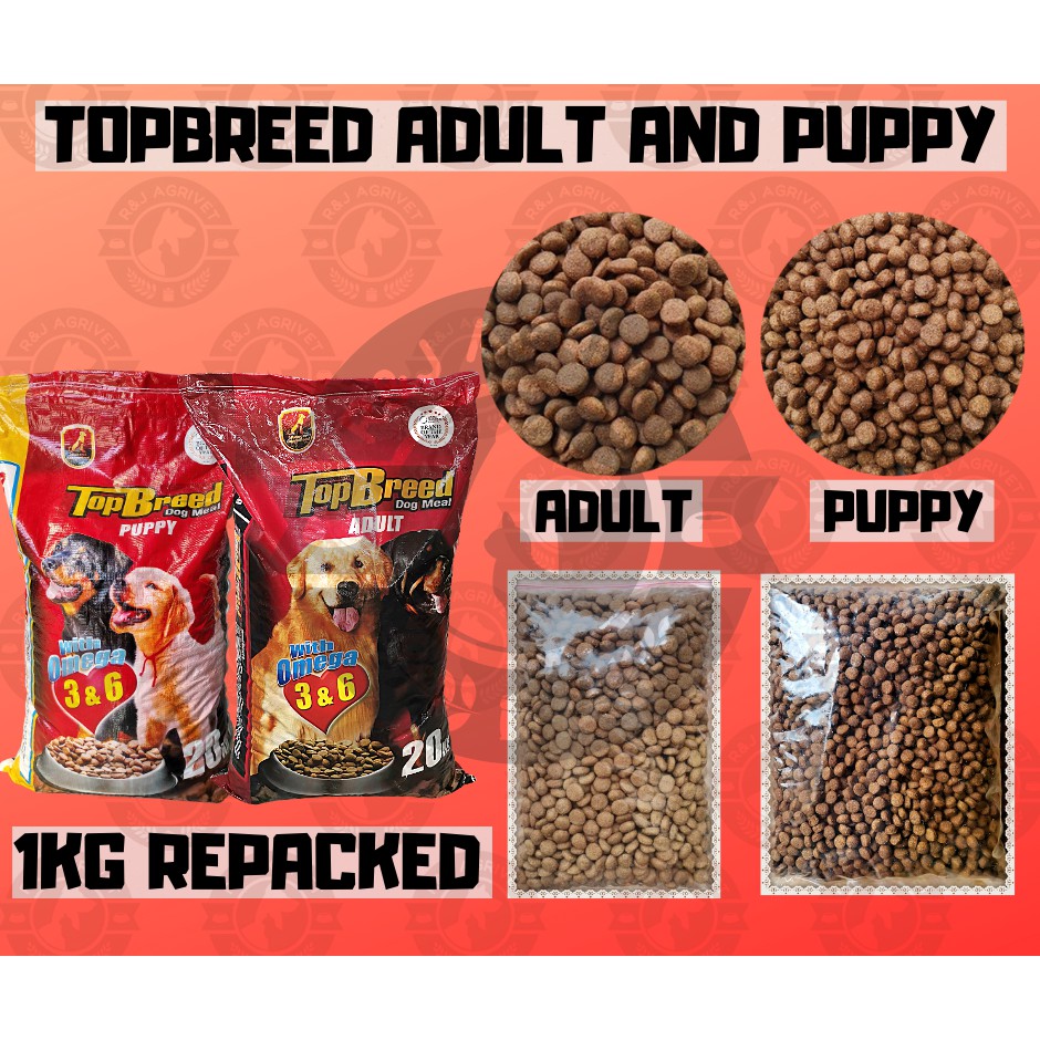 Top breed puppy 2024 dog food ingredients