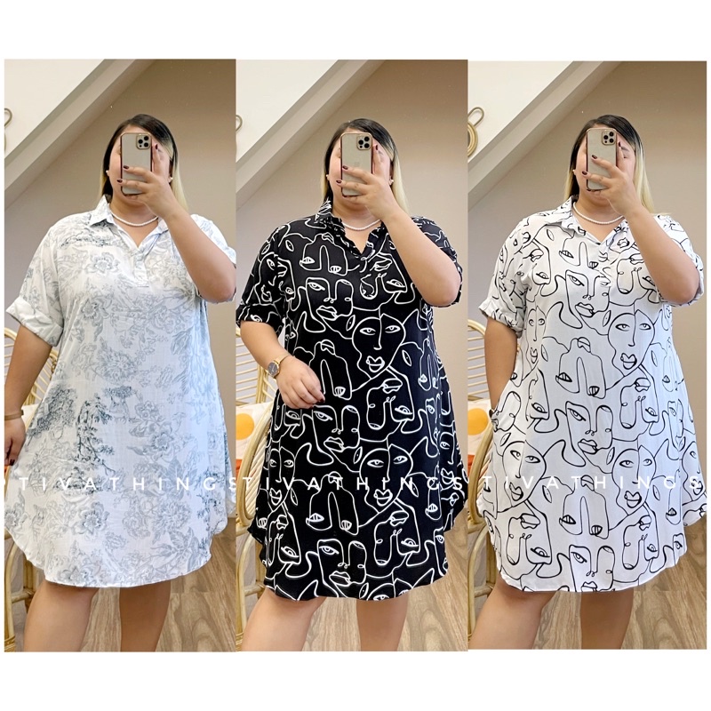 Plus size cheap polo dress