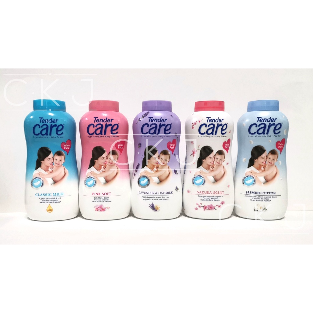 Tender Care - Pink Soft - Floral Fragrance - Hypo-Allergenic Baby Powder -  100 G