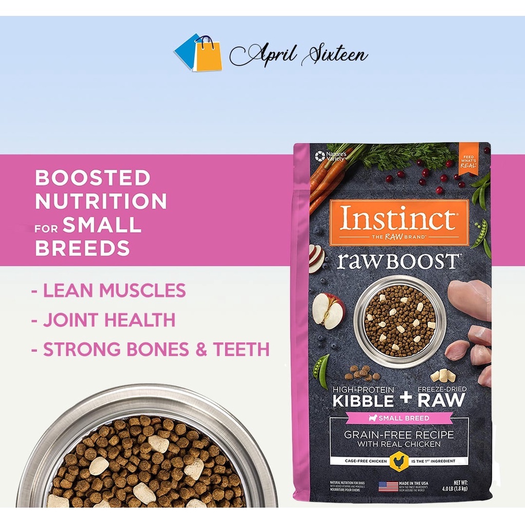 Instinct dog food outlet small breed