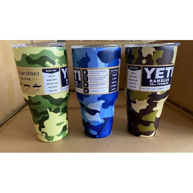 Camo yeti rambler 30 2024 oz