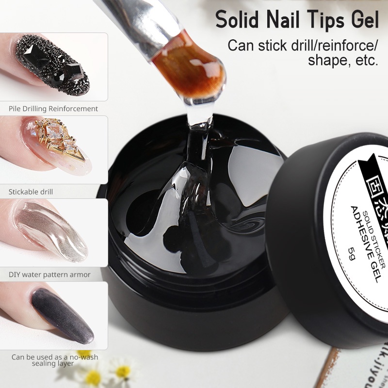 Makartt Nail Rhinestone Glue Gel Clear Nail Gem Glue Gel Super Strong Adhesive  Nail Art Glue Gel for Nail Decorations 3D Stones - AliExpress