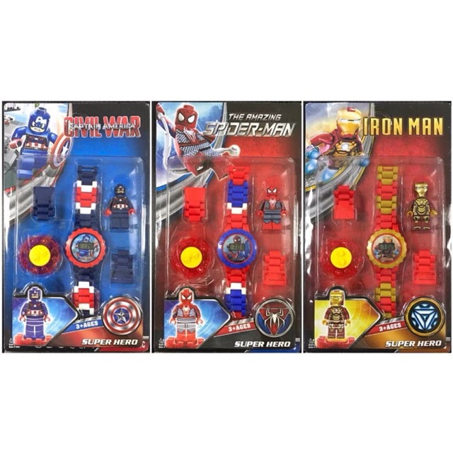 Spiderman best sale lego watch