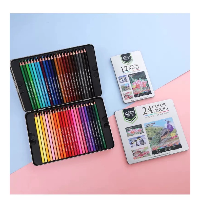 24/36/48/72 Colors Professional Colored Pencils Set Artist
