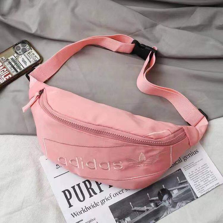 Adidas peach fanny pack sale