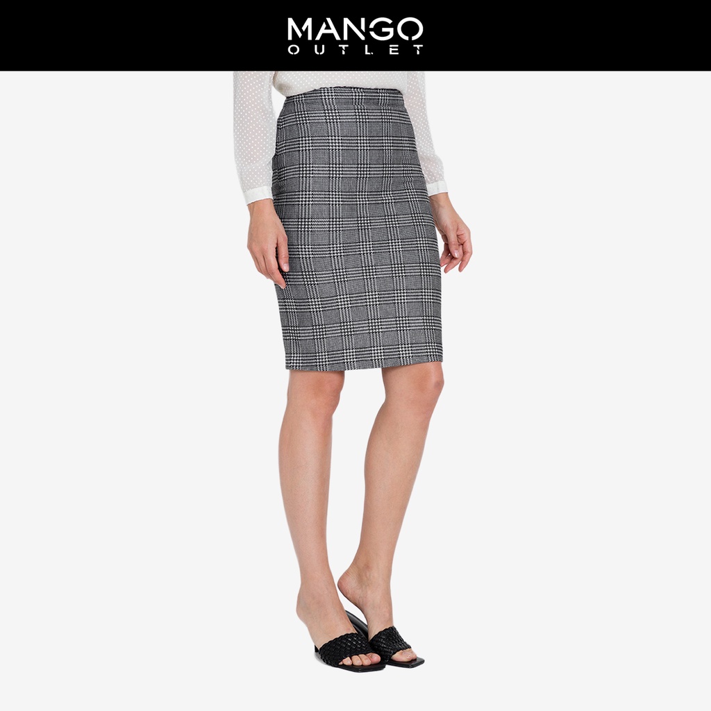 Mango grey clearance pencil skirt