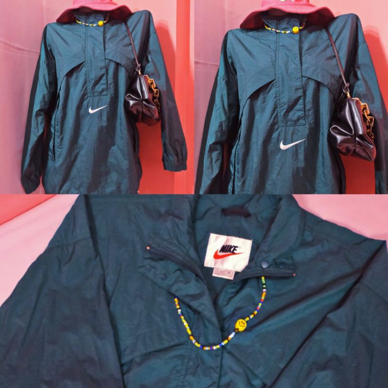 Nike windbreaker half discount zip