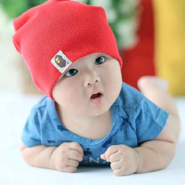 Bonnet cap for baby hot sale boy